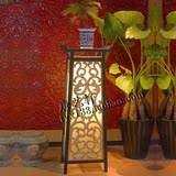 新中式树脂灯 古典工艺品 创意中国风复古花架坐地灯 仿古落地灯