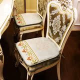 康丝丽欧式椅垫坐垫奢华布艺餐椅垫椅背套装 加厚防滑凳子垫 特价