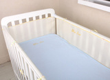 蒂乐夏季高透气三明治婴儿通用型床围 童床安全防护床围