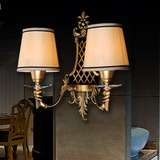 仁光美式铜壁灯  床头客厅酒店大堂欧式壁灯豪华 新古典镜前壁灯