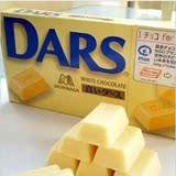 日本进口 森永DARS牛奶巧克力 白巧克力12粒白色装 丝滑香浓45g