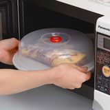 日本进口 inomata塑料盖子 微波炉加热盖 冰箱保鲜盖 盘子盖碗盖