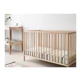 IKEA南京无锡宜家家居辛格莱婴儿围栏床宝宝床儿童床榉木12*60cm