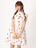 日本代购 预定 Ank Rouge 草莓 樱桃 连衣裙 jsk 3月中出货