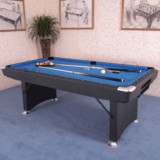 台球桌家用可折叠美式桌球可加乒乓球桌2.1米标准成人WP7004促销