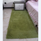 【天天特价】特价床边客厅卧室飘窗纯色长方形田园丝毛地毯可定做