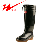 新款加厚加棉保暖中筒高筒防水鞋防雨鞋女士男士防雨靴子男鞋冬季