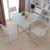 韩式时尚简约简易桌子 4人座小户型餐桌 小家具方形创意家用书桌