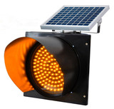 批发LED太阳能交通爆闪灯 太阳能黄闪灯 交通警示灯 道路口频闪灯