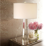 欧美奢华现代简约港式风格 K9水晶装饰台灯 样板房客厅卧室床头灯