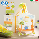 Pali帕利意大利进口婴儿床实木无漆婴儿摇篮床BB床多功能宝宝床