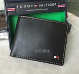 Tommy Hilfiger钱包男士新款两折真牛皮钱包皮夹美国正品男潮现货