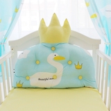 【天使花园】宝宝专属床头靠 婴儿床围靠垫 皇冠造型靠垫 美呆了