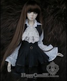 【DWS】BJD/SD 娃娃 衣服/娃衣★英伦贵族风黑白套裙 1/4,1/3