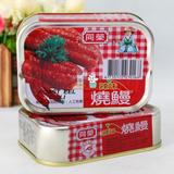 台湾特产 台湾罐头食品 同荣辣味红烧鳗 海鳗罐头 100g\盒