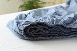 水洗棉床单单件纯棉简约日式纯色单双人床笠席梦思床垫保护套床罩