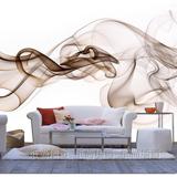 3d壁画简约个性抽象壁纸烟雾 餐厅电视背景 影视墙卧室墙纸无纺布