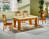 尊和 现代中式大理石长方形餐桌 方形饭桌子 新款上市 包物流