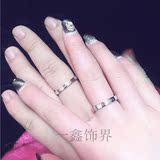 香港代购tiffany&co男女情侣款对戒蒂芙尼结婚18K金铂金钻石戒指