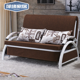 特价小户型拆洗布艺多功能沙发床可折叠双人1.5米1.2单人推拉客厅