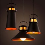 复古工业风吊灯 餐厅灯具咖啡厅艺术创意个性三头铁艺黑色吊灯
