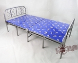 厂价直销 折叠床 简易床铁床四折床午休床1米1.2米床加固加粗床腿
