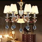欧式水晶吊灯 锌合金客厅餐厅吊灯饰 简欧后现代简约卧室灯具工程