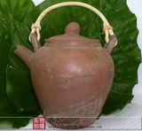 陶瓷泡茶壶茶具 钦州紫泥老坭兴手工艺 80 90年代古玩 提蓝壶包邮