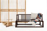 新中式老榆木新款整装原木简约现代实木环保禅意沙发椅圈椅家具