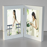韩式两联屏风相框5寸6寸7寸8寸10寸情侣创意折叠相框摆台儿童画框