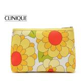 专柜品牌 CLINIQUE黄色阳光大花化妆包包