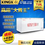 XINGX/星星 BD/BC-718C 星星冰柜冷柜冷藏冷冻 商用家用/卧式单温