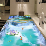 3D现代地砖背景3D海洋地板砖3D浴室地砖3D卫生间平面仿古防滑瓷砖