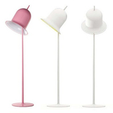 现代简约时尚英国设计师帽子创意客厅卧室书房灯粉红色装饰落地灯