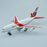 彩珀声光回力 空客A380 波音777 空军一号客机 合金飞机模型玩具