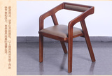 特价美式实木餐桌椅复古实木办公椅电脑椅餐椅休闲椅皮椅办公椅