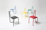 北欧设计师铁艺色彩缤纷极简家具个性座椅现代时尚特色创意椅子