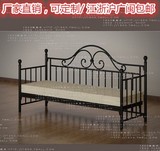 欧式宜家铁艺沙发床坐卧两用沙发床双人床公主床儿童床推拉床定制
