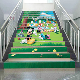幼儿园楼梯台阶布置装饰地贴 学校班级教室创意文化礼貌防水墙贴