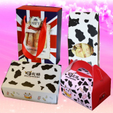 烘焙包装盒 粉色蕾丝牛轧糖纸盒 牛轧糖包装纸盒 饼干盒蛋糕盒