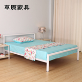 厂家直销床铁艺床静音铁床双人床1.5米1.8单人床1.2米床架包送货