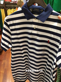 美国正品代购Polo Ralph Lauren拉夫劳伦男士条纹修身短袖T恤POLO