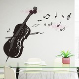 音乐教室布置墙贴纸琴房琴行音乐室墙贴装饰创意音符号乐器大提琴