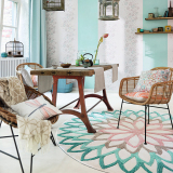 Esprit 圆形地毯 简约现代客厅卧室圆形地毯 北欧风格地毯