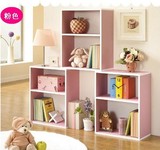 儿童青少年可爱彩色组合书架 书柜 书橱 储物柜  展示柜 玩具柜