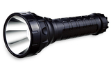雅格YG3735超高亮3W强光远射LED充电安防巡逻手电筒强弱档探照灯