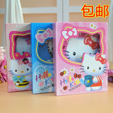 韩版Hello Kitty盒装带锁笔记本 KT猫儿童日记本记事本密码锁本