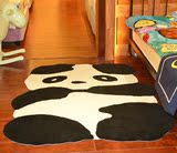 儿童地毯 短毛宝宝爬行黑白大熊猫卧室客厅榻榻米儿童房卡通地垫