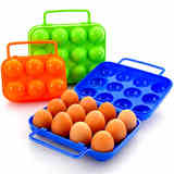 野外鸡蛋盒子野餐便携塑料6格鸡蛋盒12格蛋盒包装便携鸡蛋托