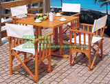 实木桌椅/金丝柚木/户外庭院桌椅/家具套装/固定桌折叠椅/可定做